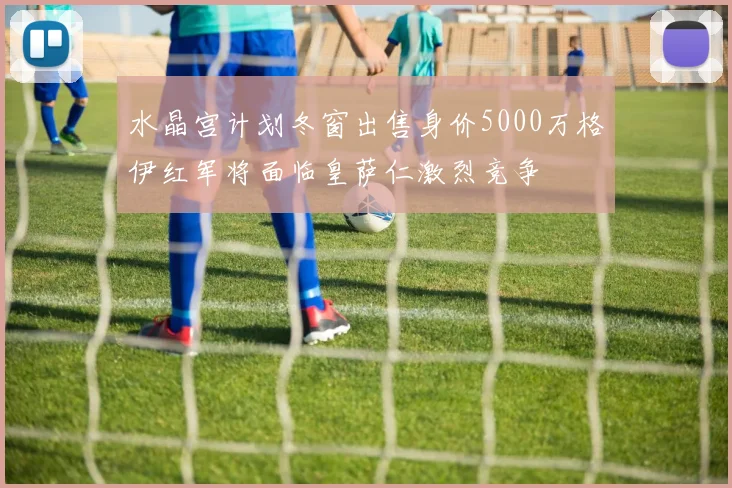 水晶宫计划冬窗出售身价5000万格伊红军将面临皇萨仁激烈竞争